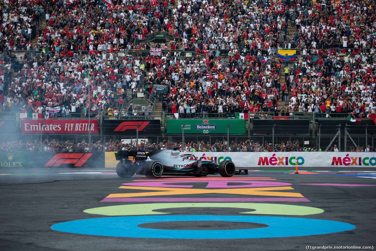 GP MESSICO, Lewis Hamilton (GBR) Mercedes AMG F1 W10. 27.10.2019.