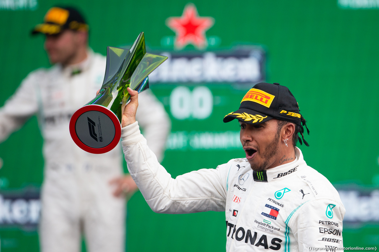 GP MESSICO, Lewis Hamilton (GBR) Mercedes AMG F1 W10. 27.10.2019.