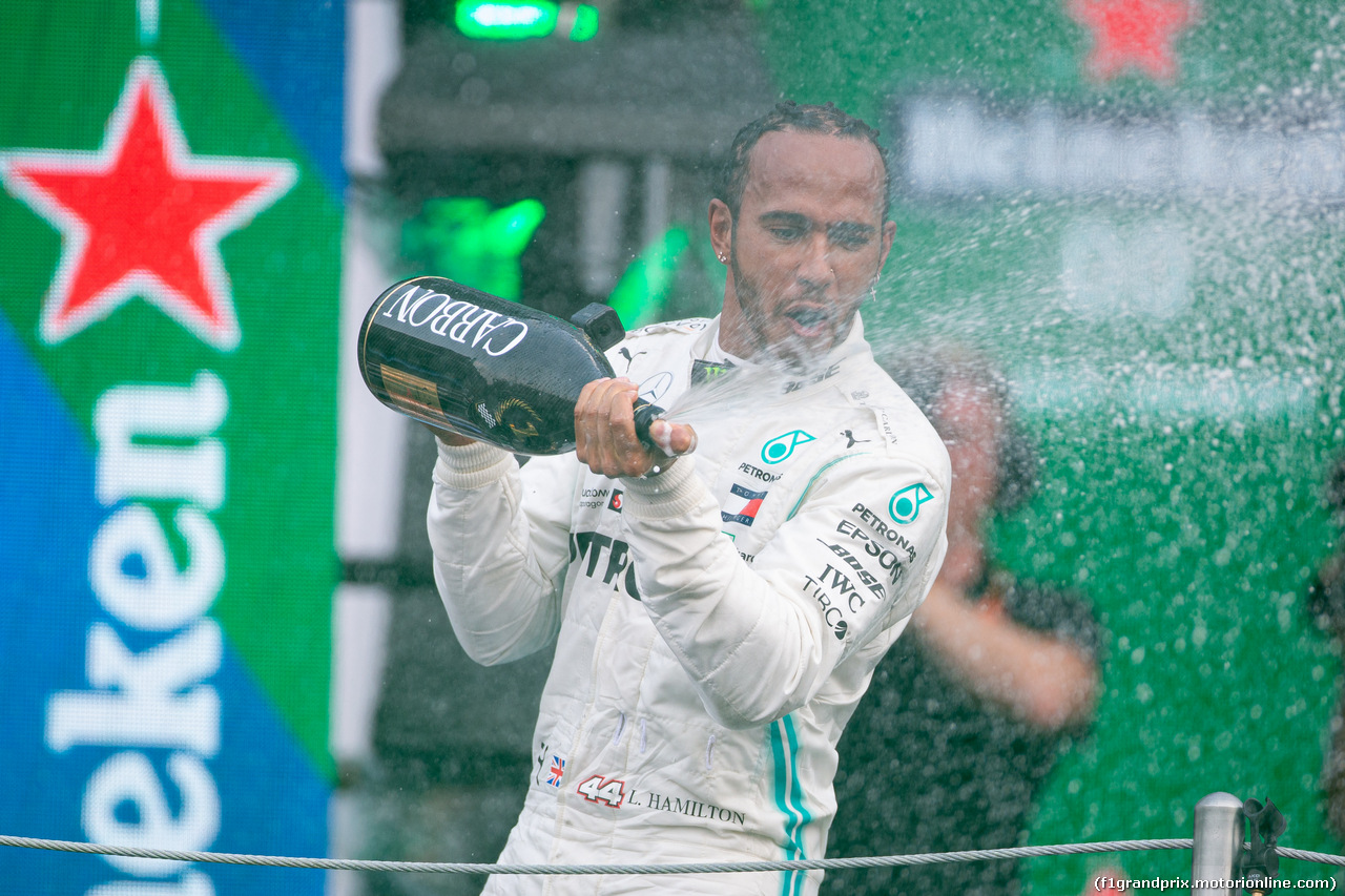 GP MESSICO, Lewis Hamilton (GBR) Mercedes AMG F1 W10. 27.10.2019.