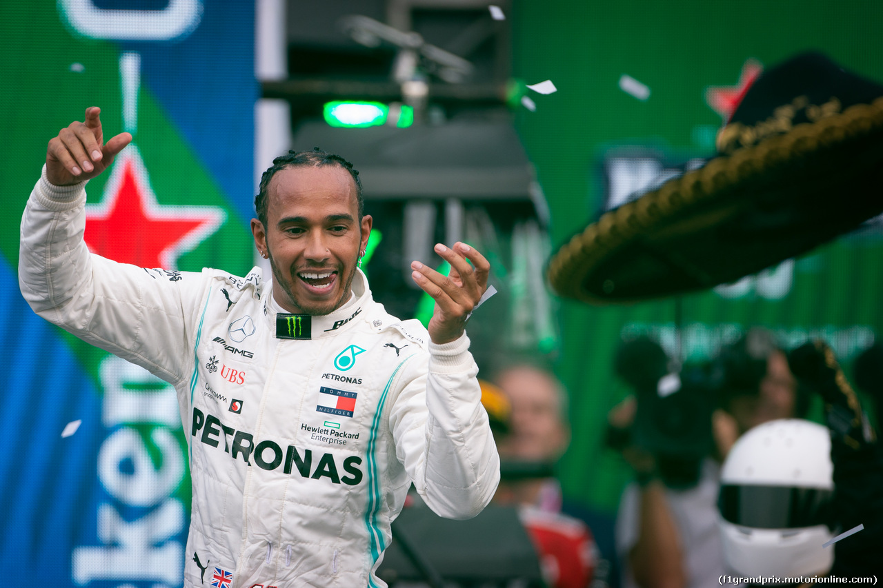 GP MESSICO, Lewis Hamilton (GBR) Mercedes AMG F1 W10. 27.10.2019.