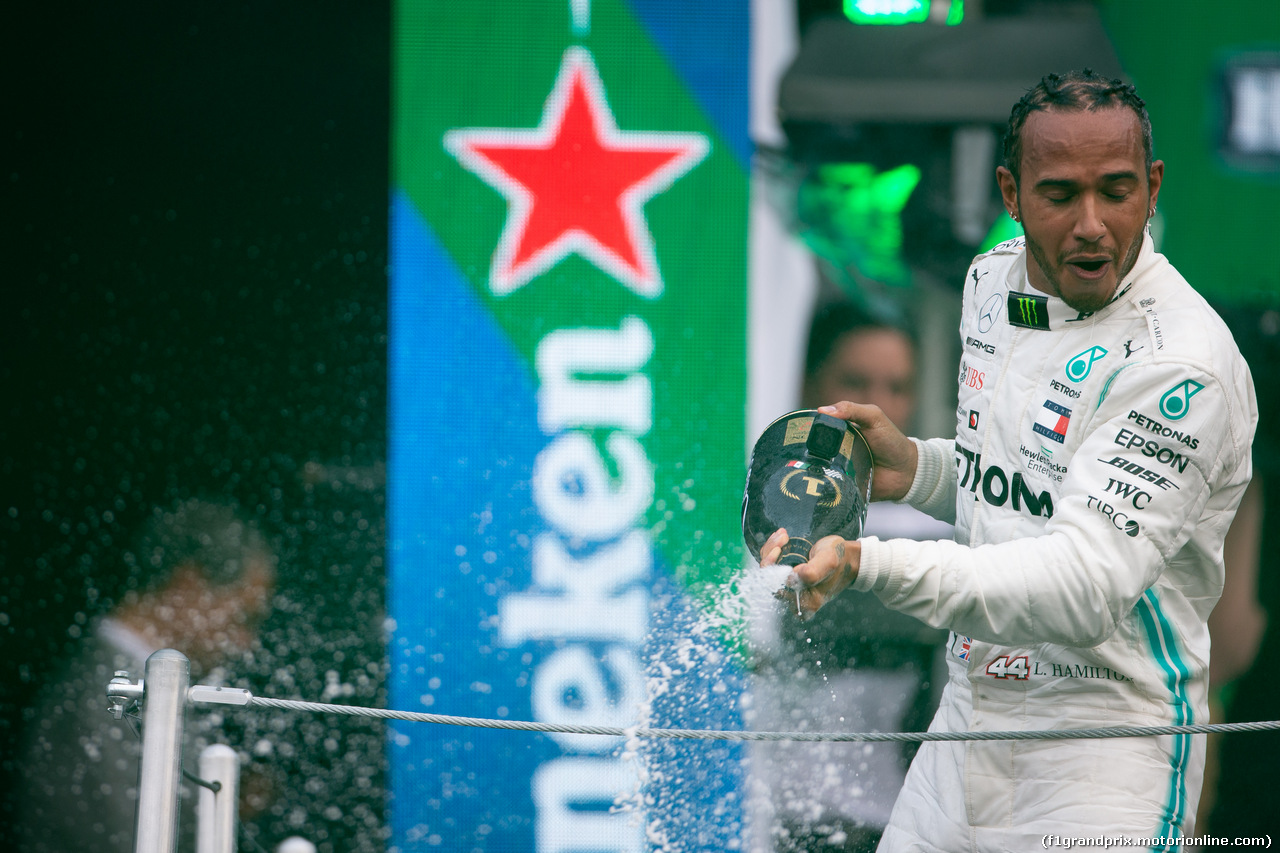 GP MESSICO, Lewis Hamilton (GBR) Mercedes AMG F1 W10. 27.10.2019.