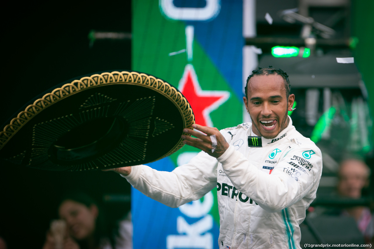 GP MESSICO, 1st place Lewis Hamilton (GBR) Mercedes AMG F1 W10. 27.10.2019.