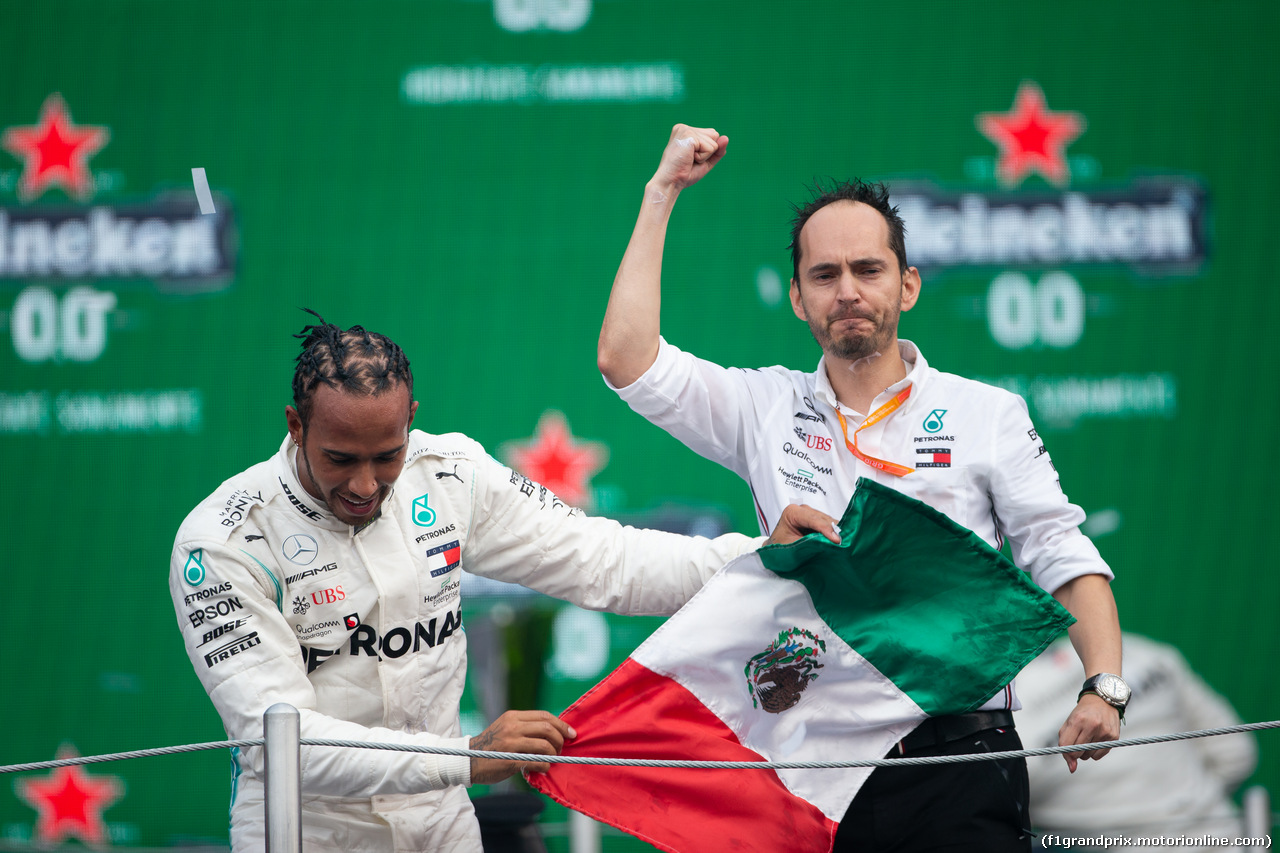 GP MESSICO, 1st place Lewis Hamilton (GBR) Mercedes AMG F1 W10. 27.10.2019.