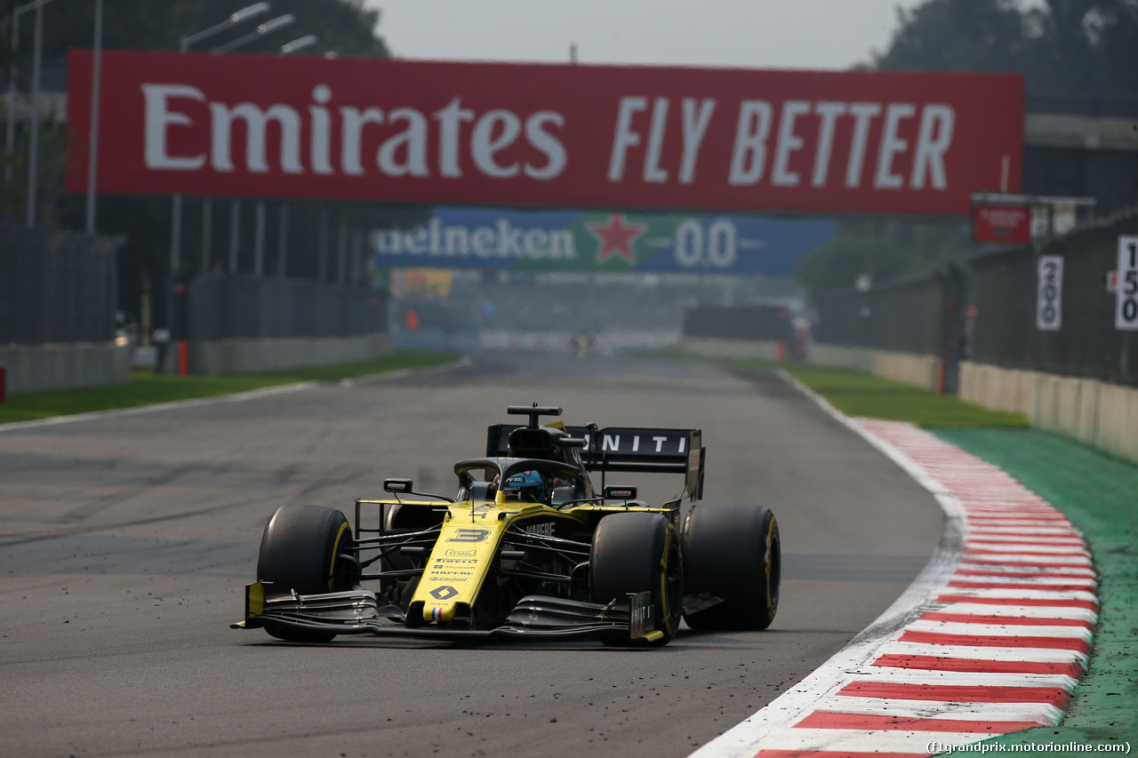 GP MESSICO, Daniel Ricciardo (AUS) Renault Sport F1 Team RS19.
27.10.2019.