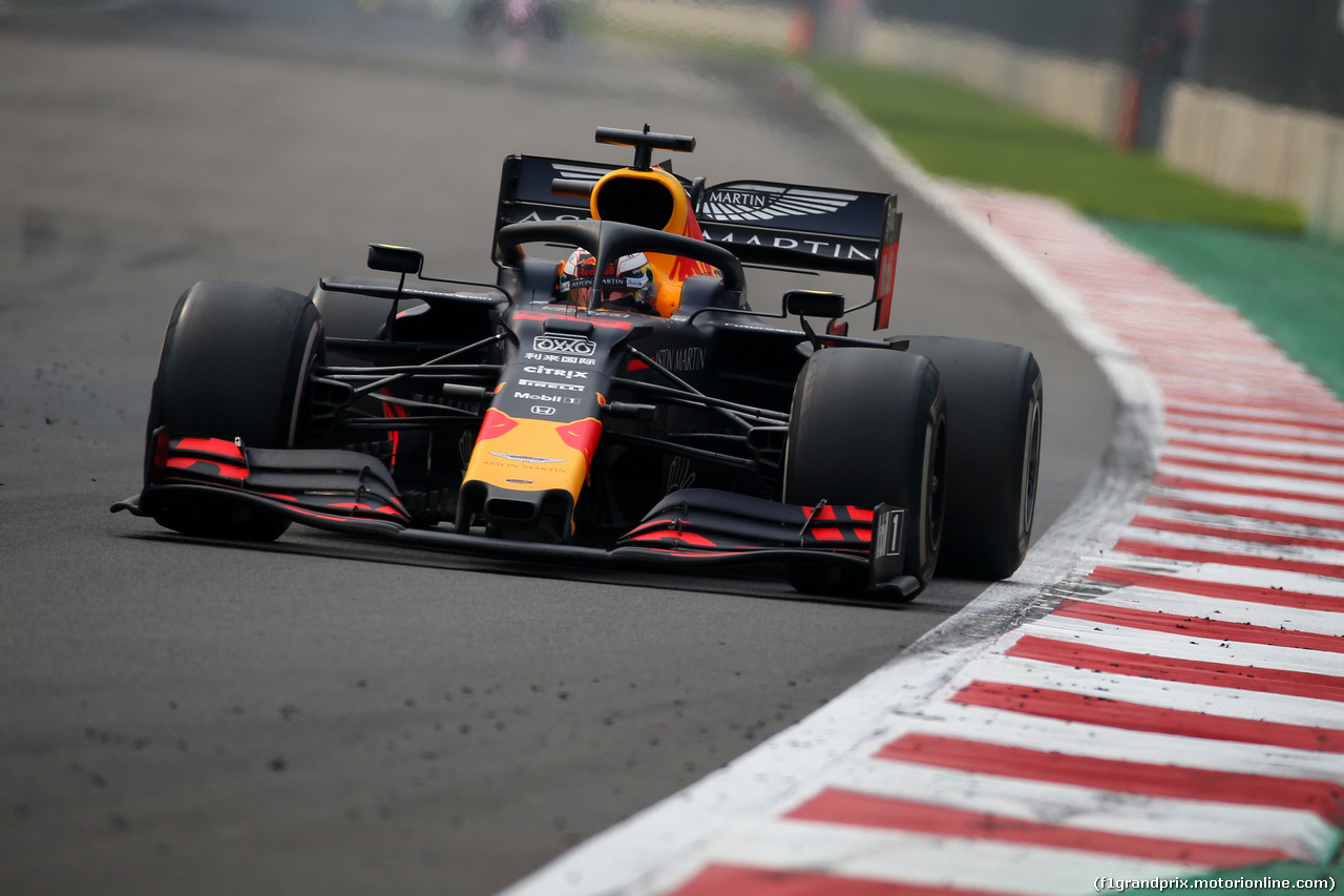 GP MESSICO, Max Verstappen (NLD) Red Bull Racing RB15.
27.10.2019.