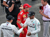 GP MESSICO, (L to R): Valtteri Bottas (FIN) Mercedes AMG F1 celebrates with vincitore Lewis Hamilton (GBR) Mercedes AMG F1 in parc ferme.
27.10.2019.