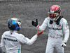 GP MESSICO, Gara winner Lewis Hamilton (GBR) Mercedes AMG F1 celebrates with team mate Valtteri Bottas (FIN) Mercedes AMG F1 in parc ferme.
27.10.2019.