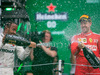 GP MESSICO, Lewis Hamilton (GBR) Mercedes AMG F1 W10 e Sebastian Vettel (GER) Ferrari SF90. 
27.10.2019.