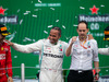 GP MESSICO, 1st place Lewis Hamilton (GBR) Mercedes AMG F1 W10, with Sebastian Vettel (GER) Ferrari SF90 e Valtteri Bottas (FIN) Mercedes AMG F1 W10. 27.10.2019.