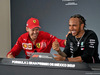 GP MESSICO, (L to R): Sebastian Vettel (GER) Ferrari e Lewis Hamilton (GBR) Mercedes AMG F1 in the post race FIA Press Conference.                               
27.10.2019.