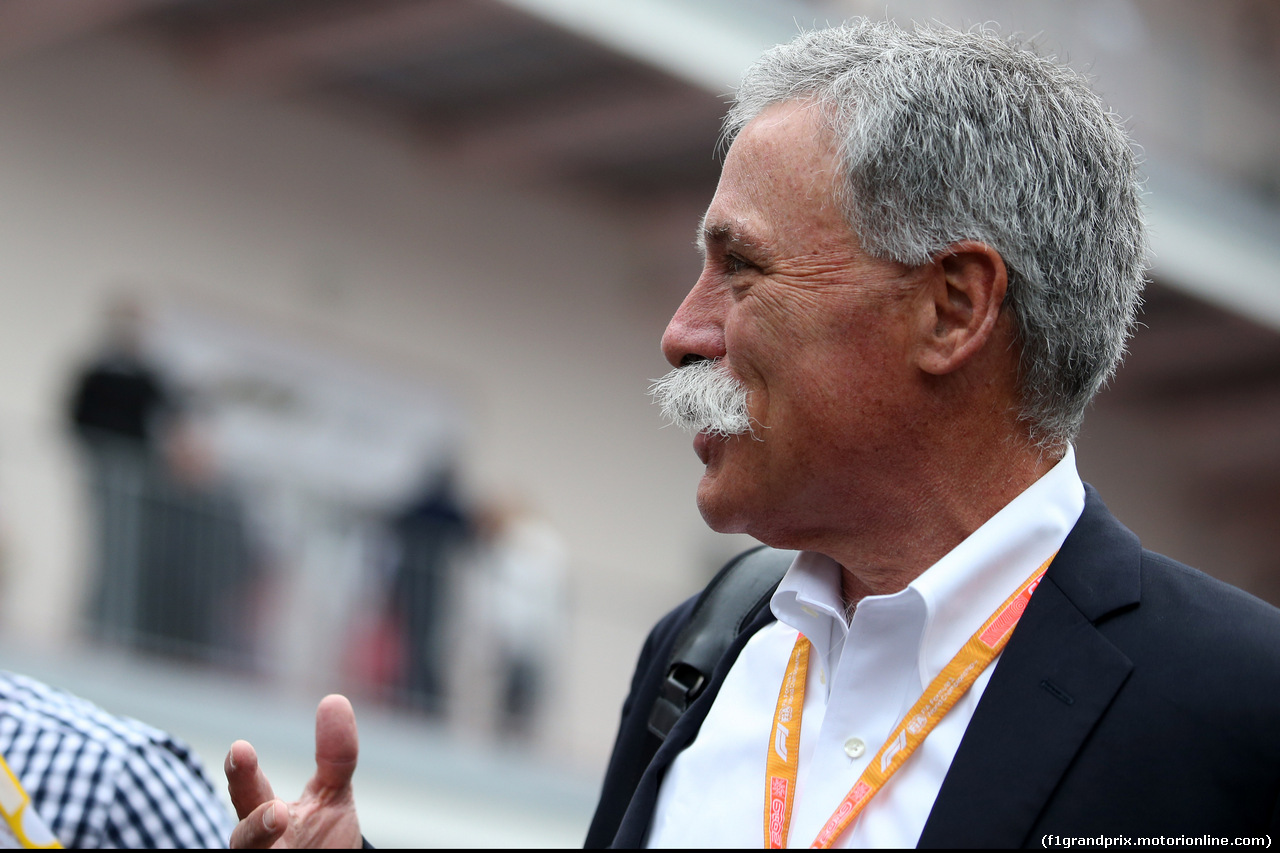 GP MESSICO, 26.10.2019 - Chase Carey (USA) Formula One Group Chairman