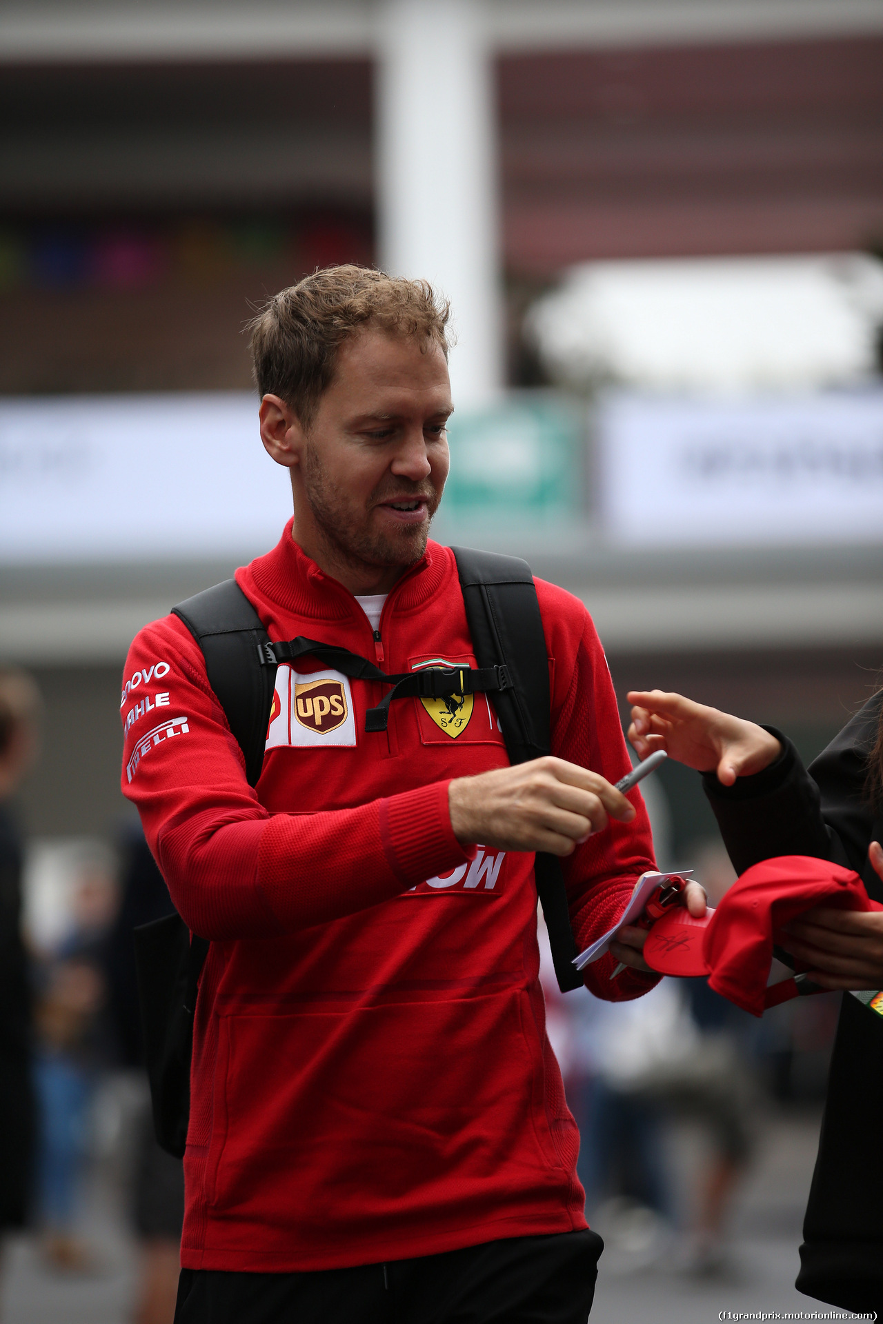 GP MESSICO, 26.10.2019 - Sebastian Vettel (GER) Ferrari SF90