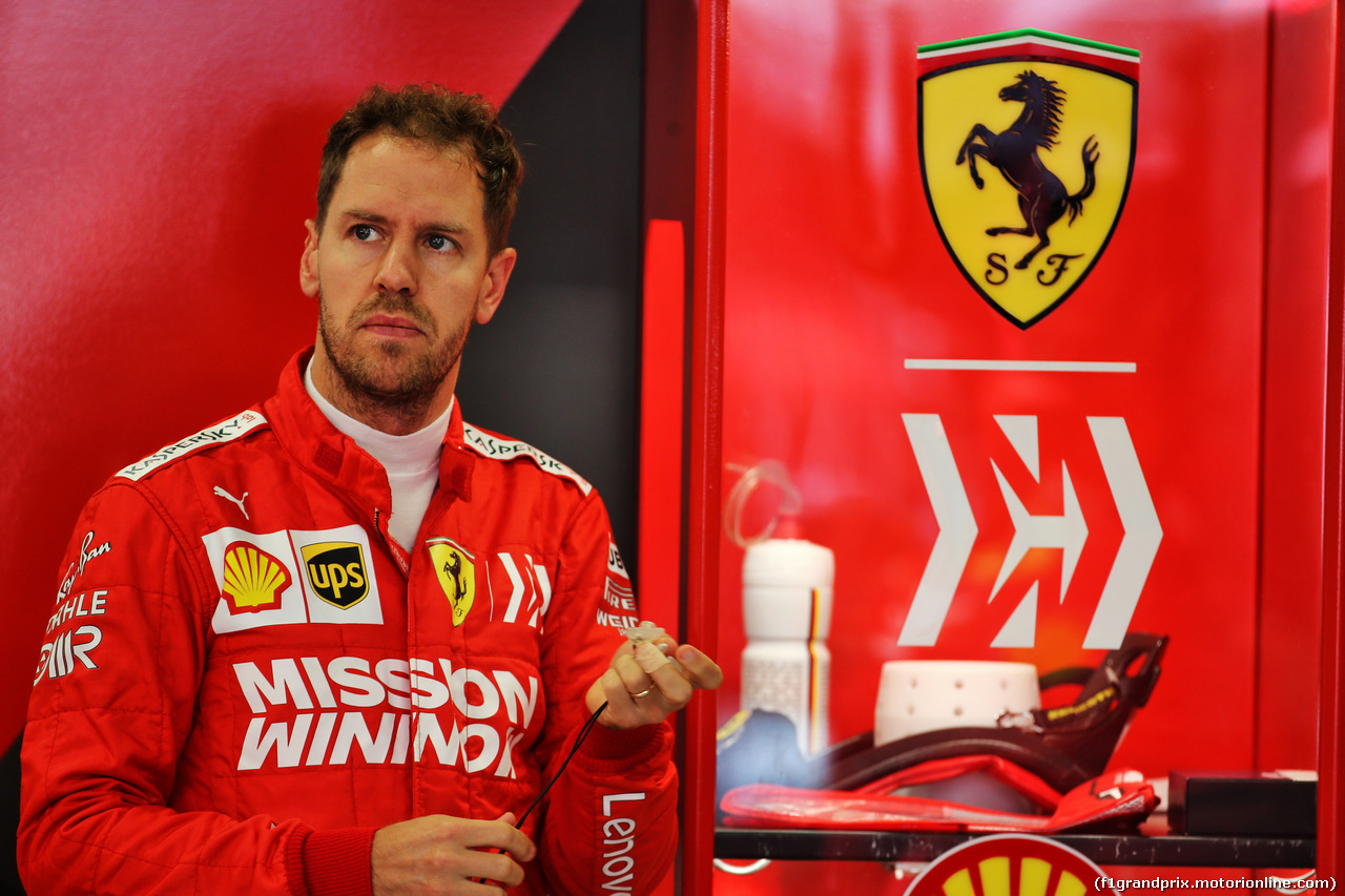 GP MESSICO, Sebastian Vettel (GER) Ferrari.
26.10.2019.