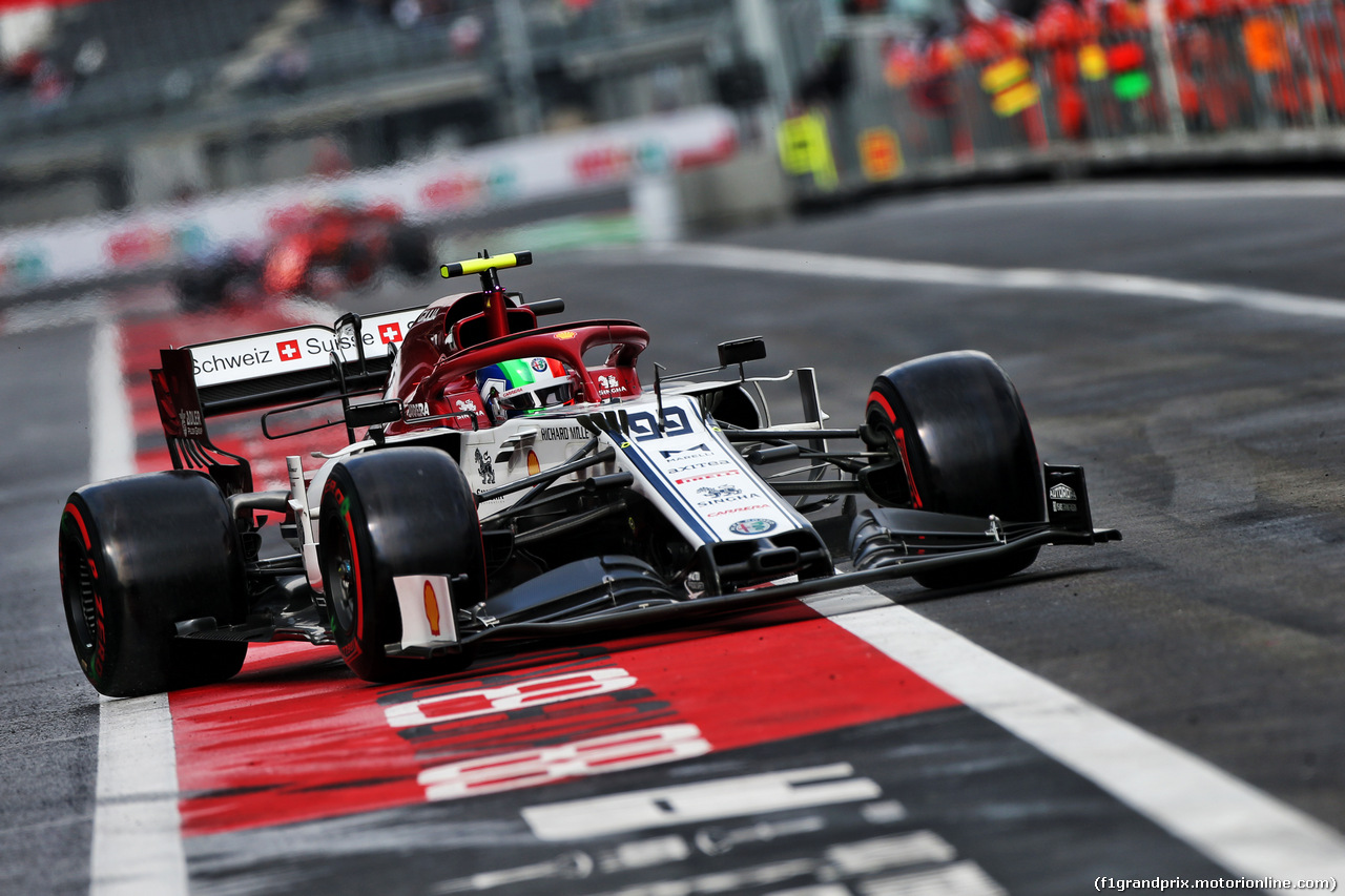 GP MESSICO, Antonio Giovinazzi (ITA) Alfa Romeo Racing C38.
26.10.2019.
