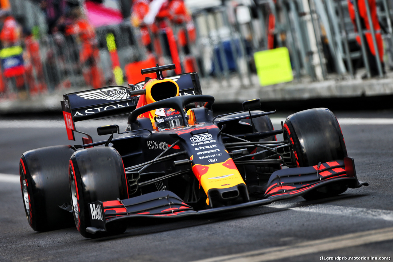 GP MESSICO, Max Verstappen (NLD) Red Bull Racing RB15.
26.10.2019.