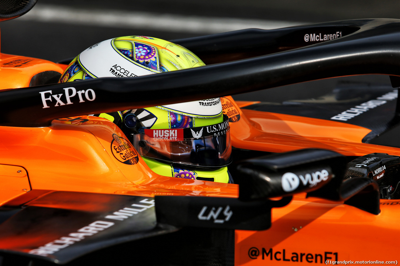 GP MESSICO, Lando Norris (GBR) McLaren MCL34.
26.10.2019.