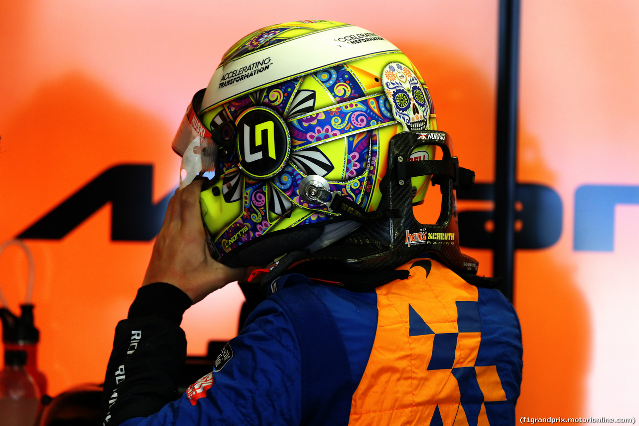 GP MESSICO, Lando Norris (GBR) McLaren.
26.10.2019.
