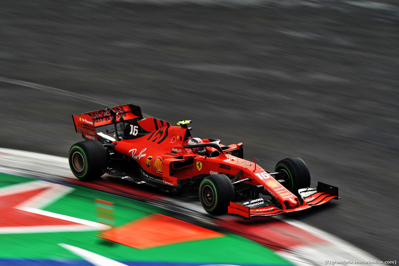 GP MESSICO, Charles Leclerc (MON) Ferrari SF90.                               
26.10.2019.