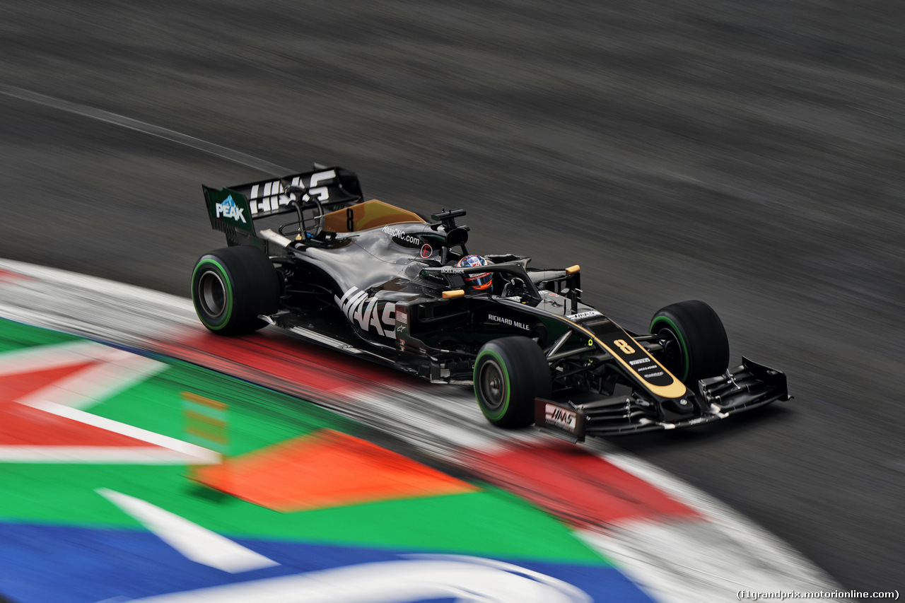 GP MESSICO, Romain Grosjean (FRA) Haas F1 Team VF-19.                               
26.10.2019.