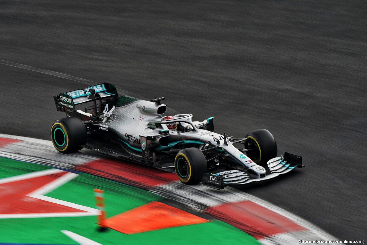 GP MESSICO, Lewis Hamilton (GBR) Mercedes AMG F1 W10.                               
26.10.2019.