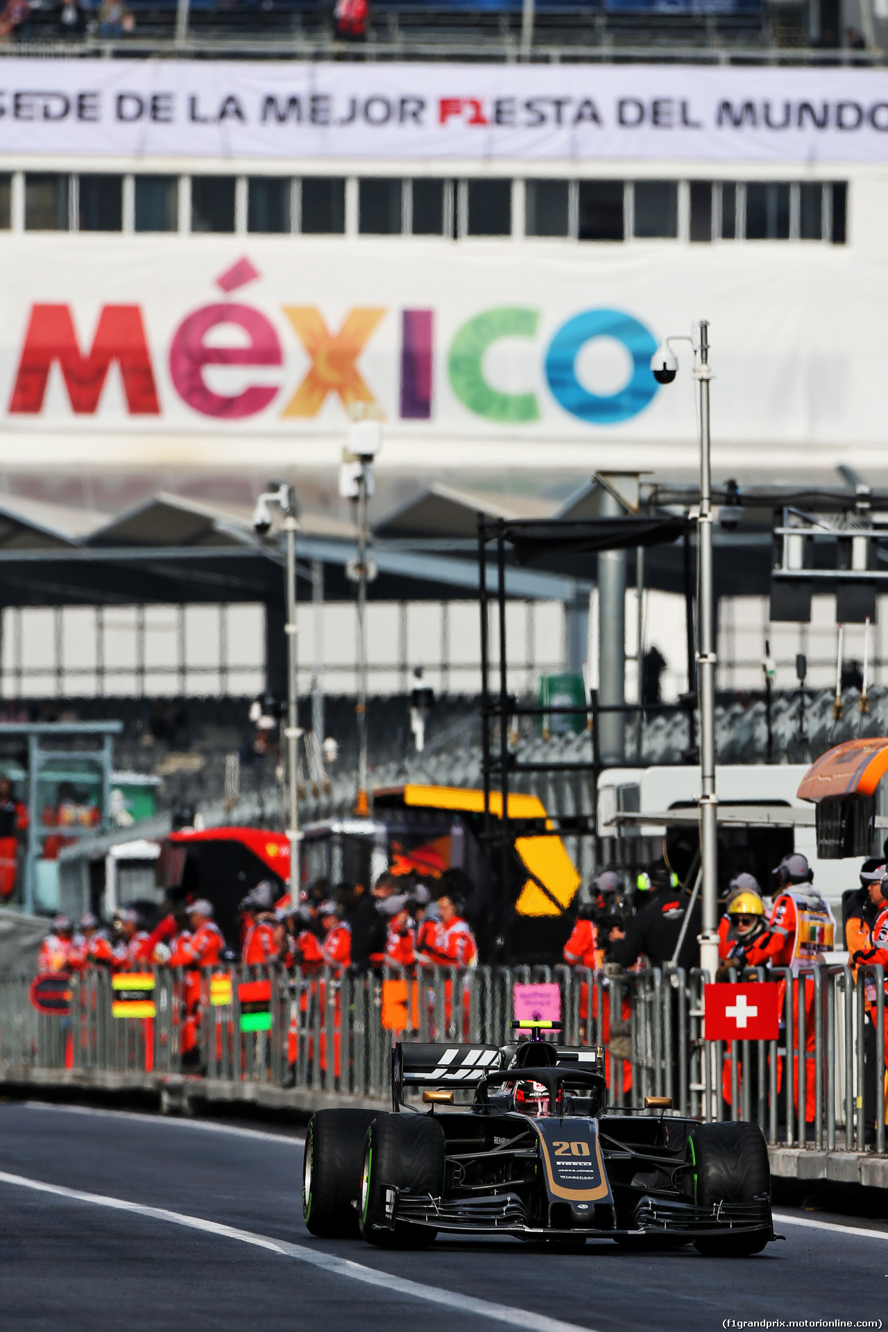 GP MESSICO, Kevin Magnussen (DEN) Haas VF-19.
26.10.2019.