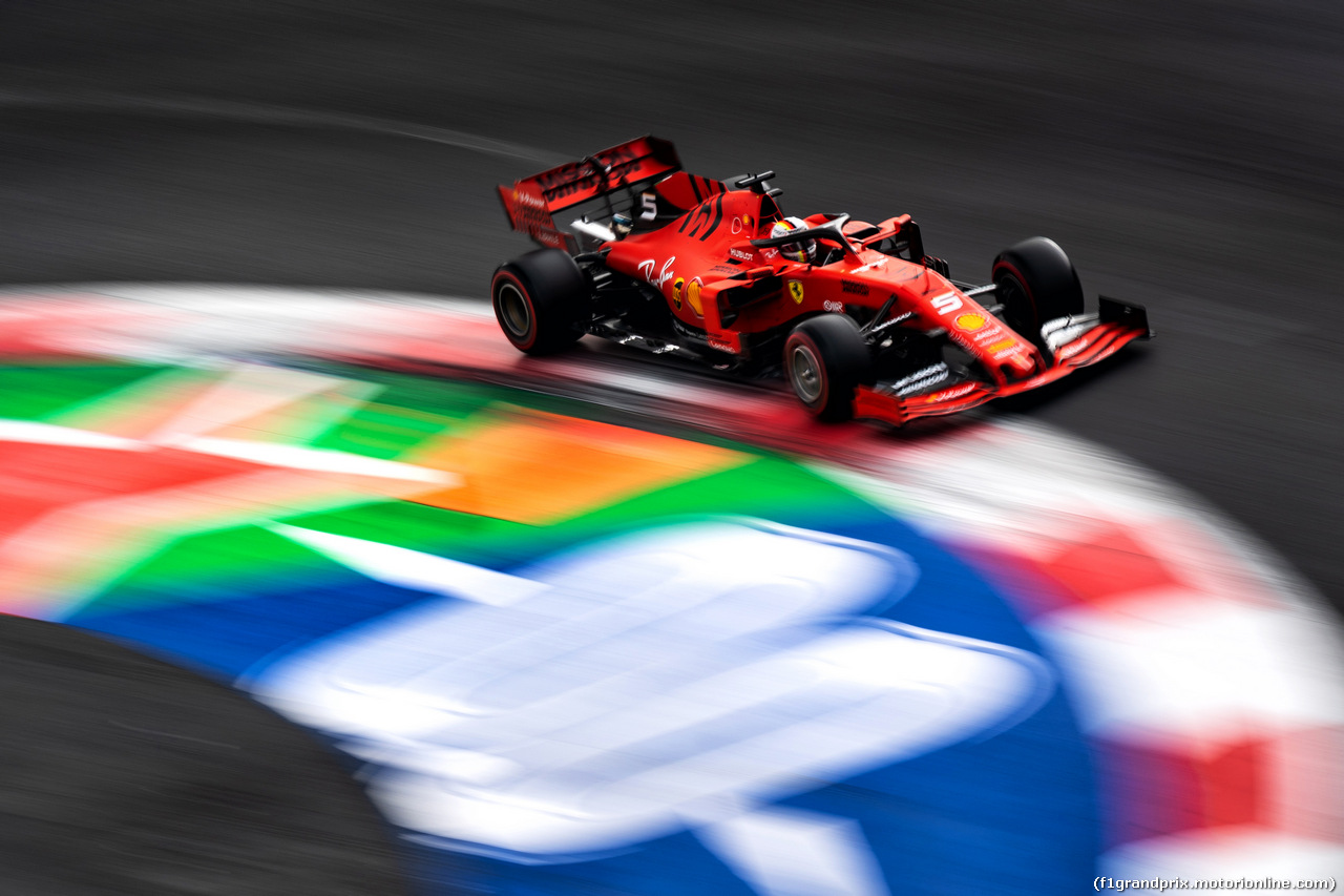GP MESSICO, Sebastian Vettel (GER) Ferrari SF90 
26.10.2019.