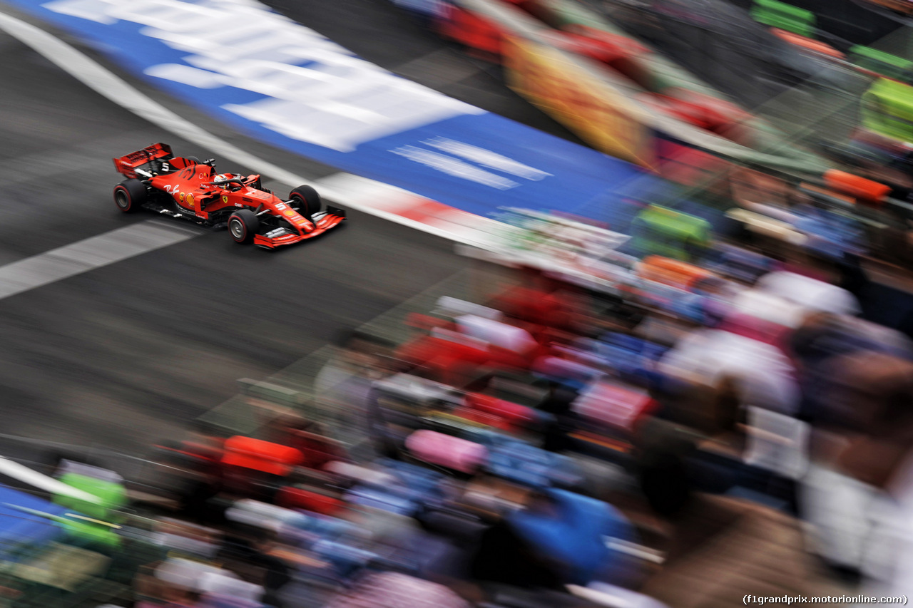 GP MESSICO, Sebastian Vettel (GER) Ferrari SF90.                               
26.10.2019.