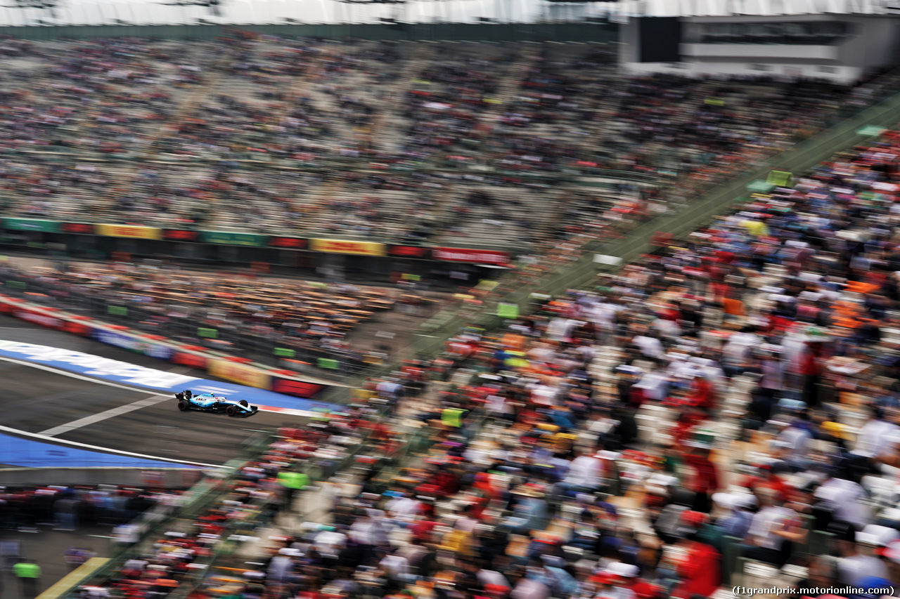 GP MESSICO, Robert Kubica (POL) Williams Racing FW42.                               
26.10.2019.