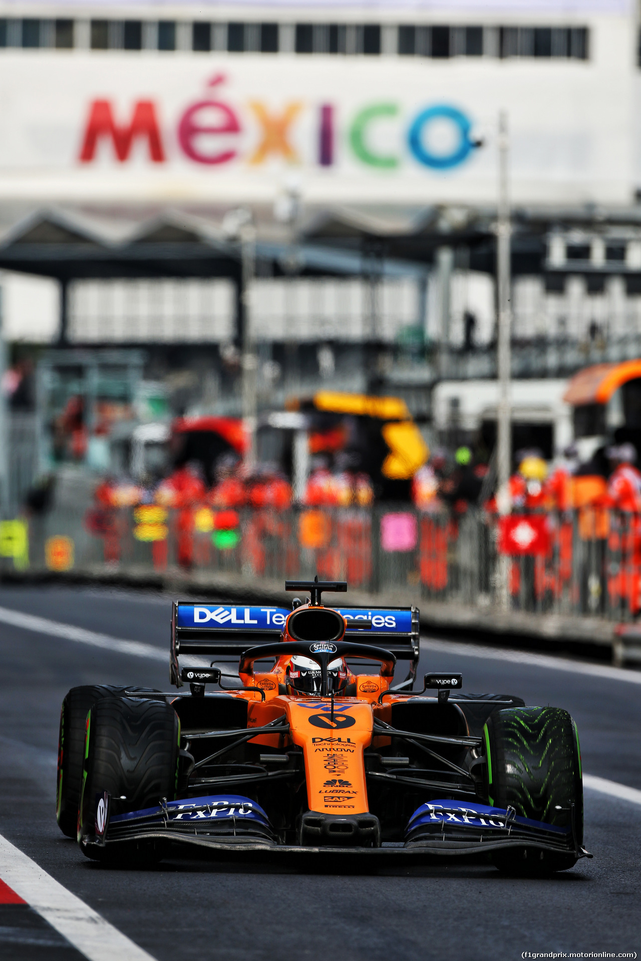 GP MESSICO, Carlos Sainz Jr (ESP) McLaren MCL34.
26.10.2019.