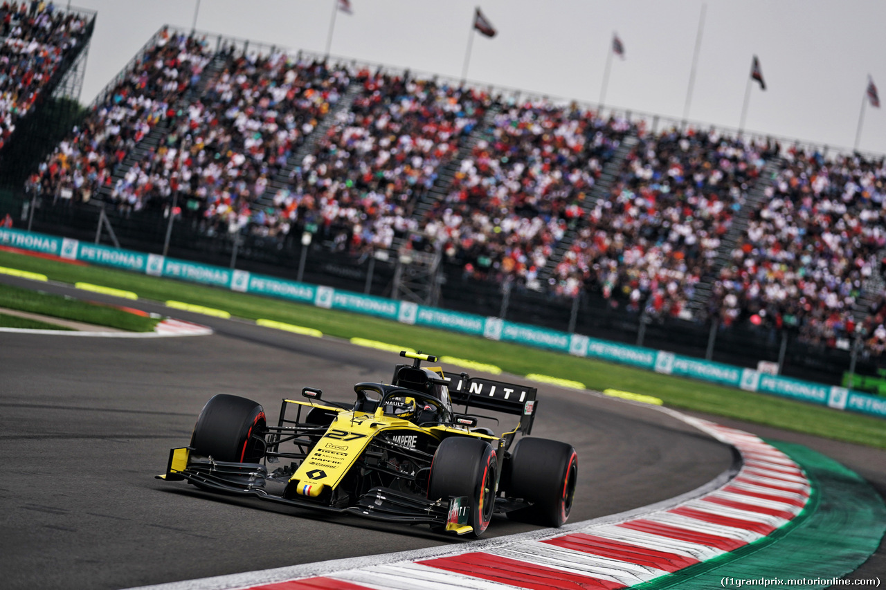 GP MESSICO, Nico Hulkenberg (GER) Renault F1 Team RS19.
26.10.2019.