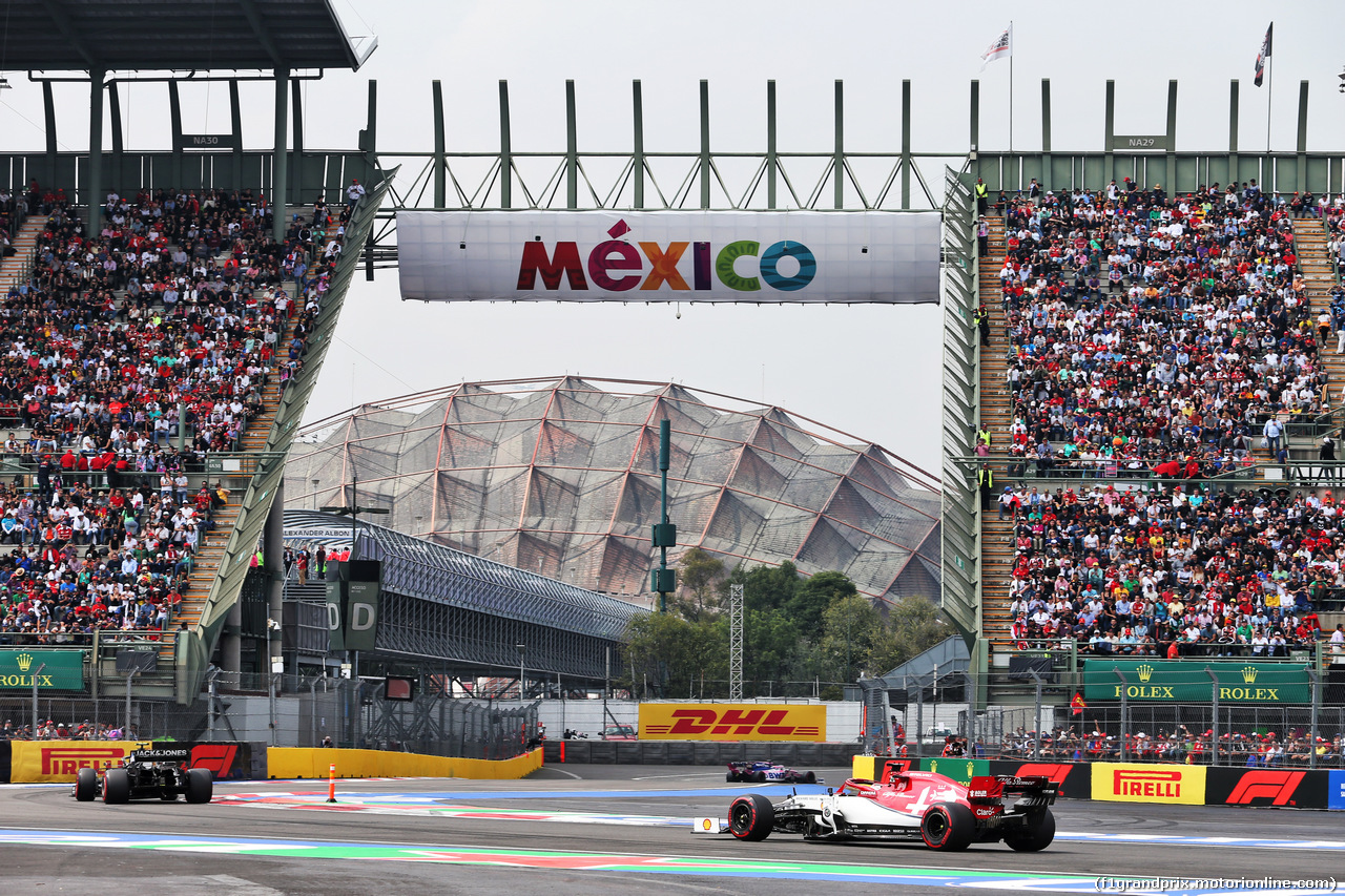 GP MESSICO, Kimi Raikkonen (FIN) Alfa Romeo Racing C38.
26.10.2019.