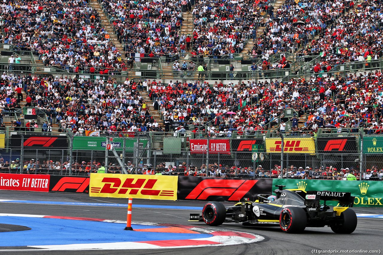 GP MESSICO, Daniel Ricciardo (AUS) Renault F1 Team RS19.
26.10.2019.