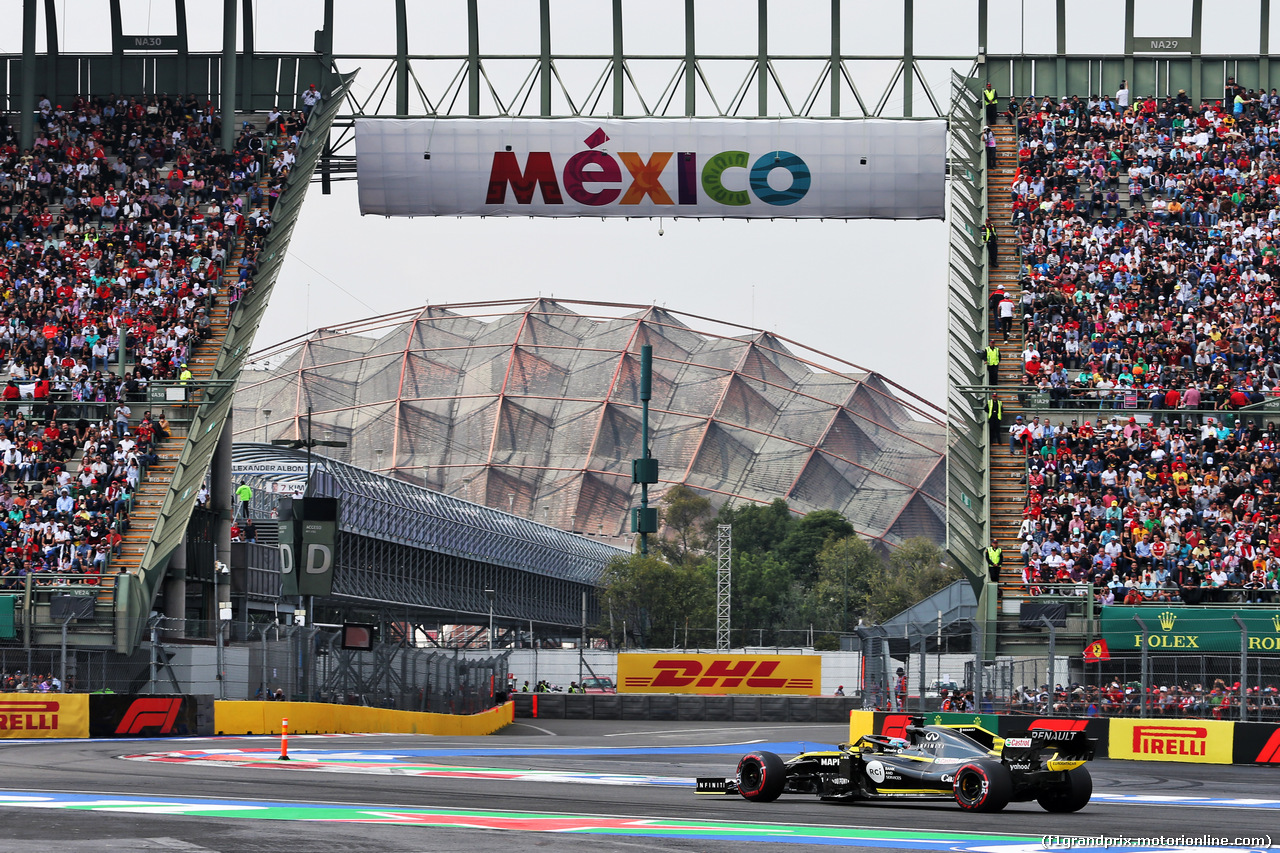 GP MESSICO, Daniel Ricciardo (AUS) Renault F1 Team RS19.
26.10.2019.