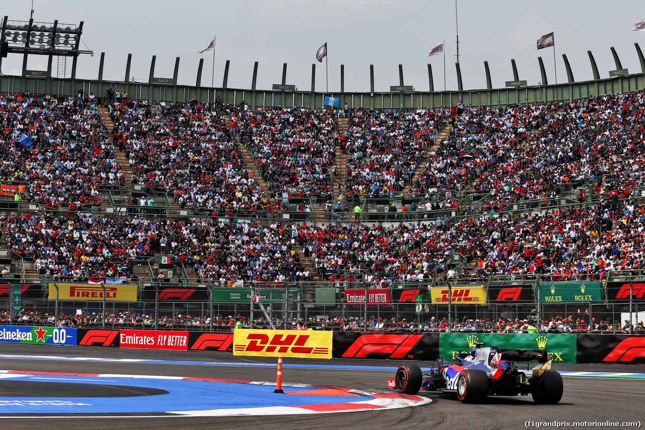 GP MESSICO, Pierre Gasly (FRA) Scuderia Toro Rosso STR14.
26.10.2019.