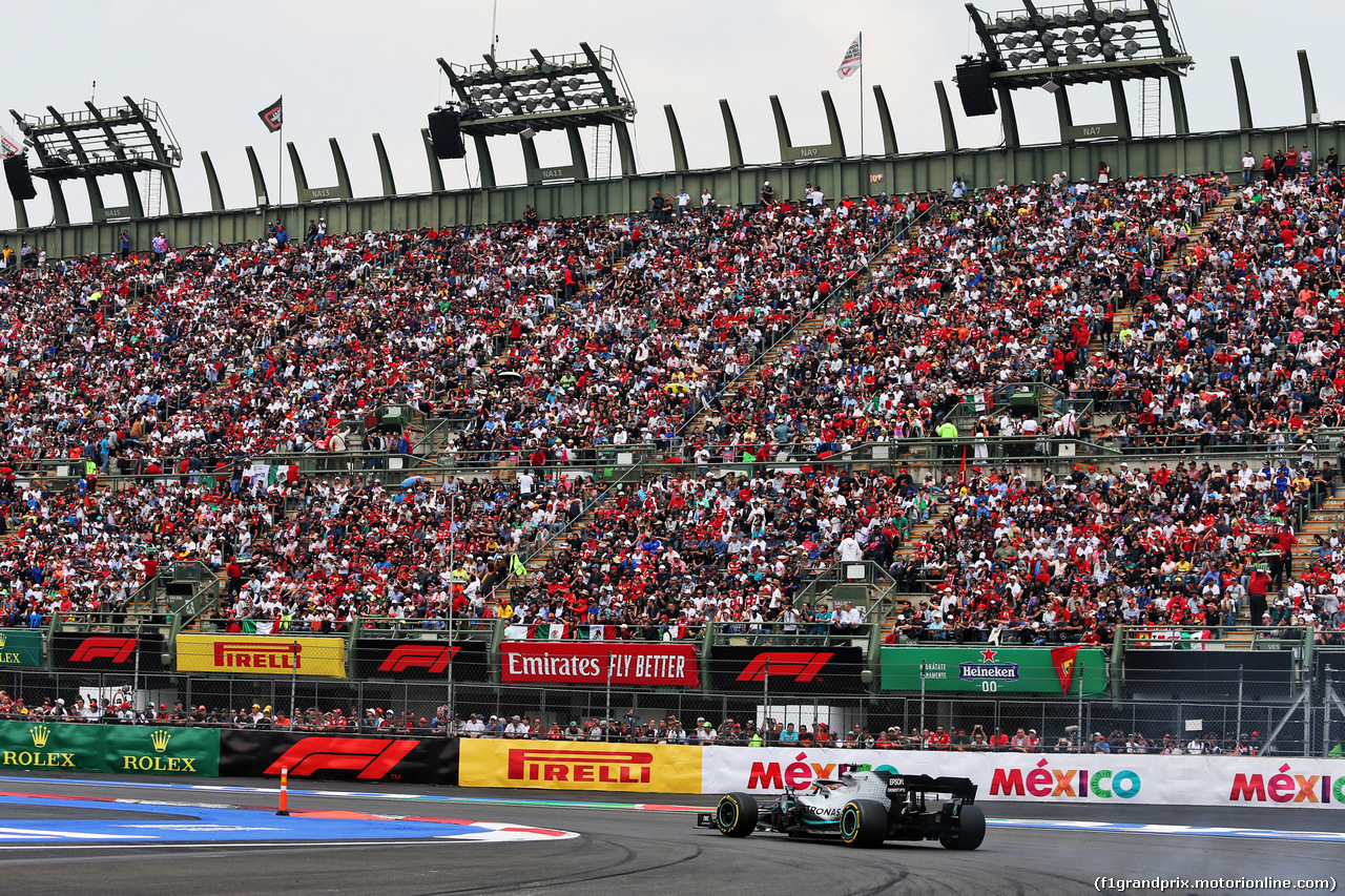 GP MESSICO, Lewis Hamilton (GBR) Mercedes AMG F1 W10.
26.10.2019.