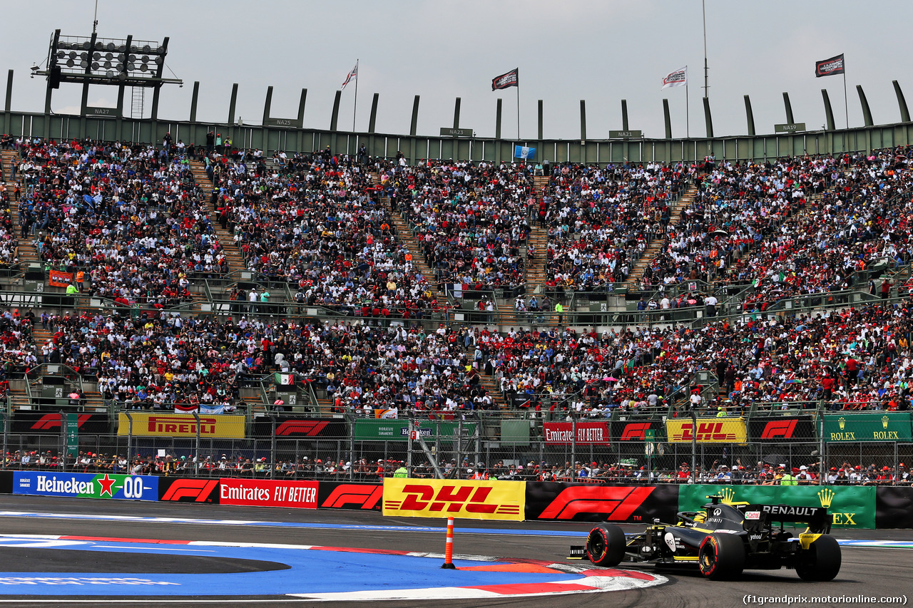 GP MESSICO, Nico Hulkenberg (GER) Renault F1 Team RS19.
26.10.2019.