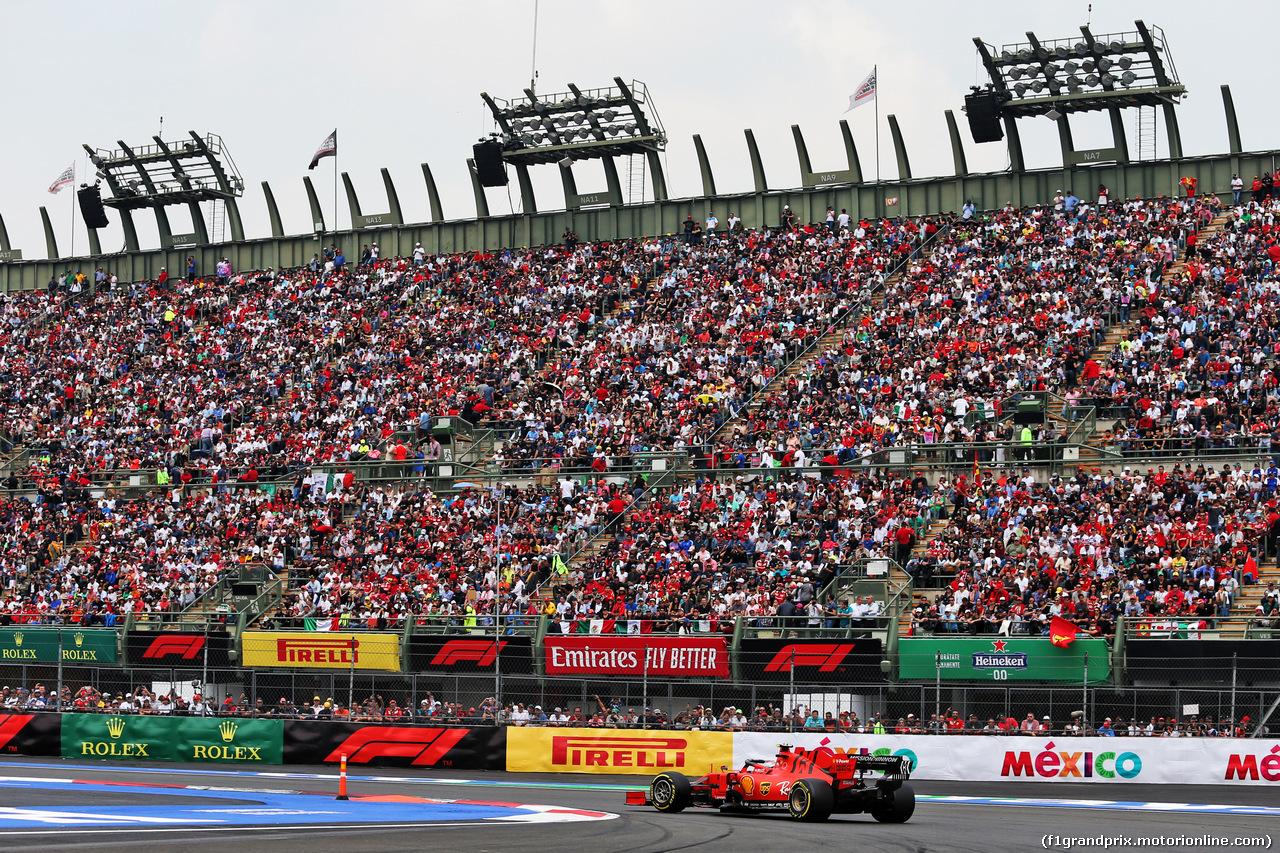 GP MESSICO, Charles Leclerc (MON) Ferrari SF90.
26.10.2019.