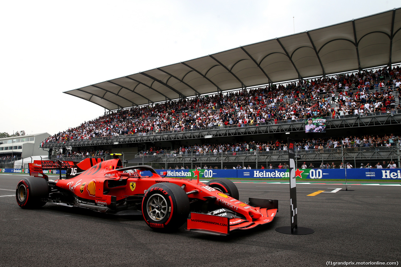 GP MESSICO, Charles Leclerc (MON) Ferrari SF90.
26.10.2019.