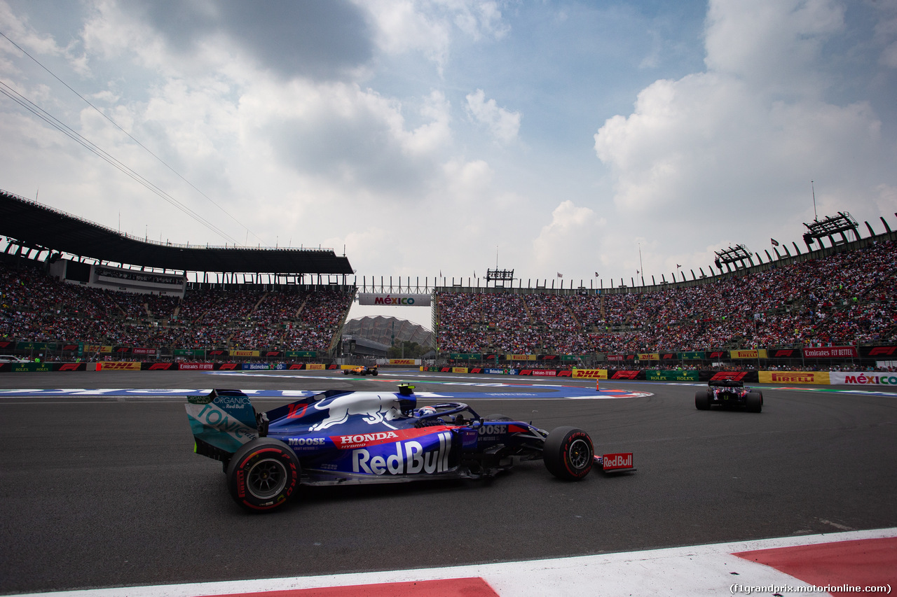 GP MESSICO, Pierre Gasly (FRA) Scuderia Toro Rosso STR14.
26.10.2019.