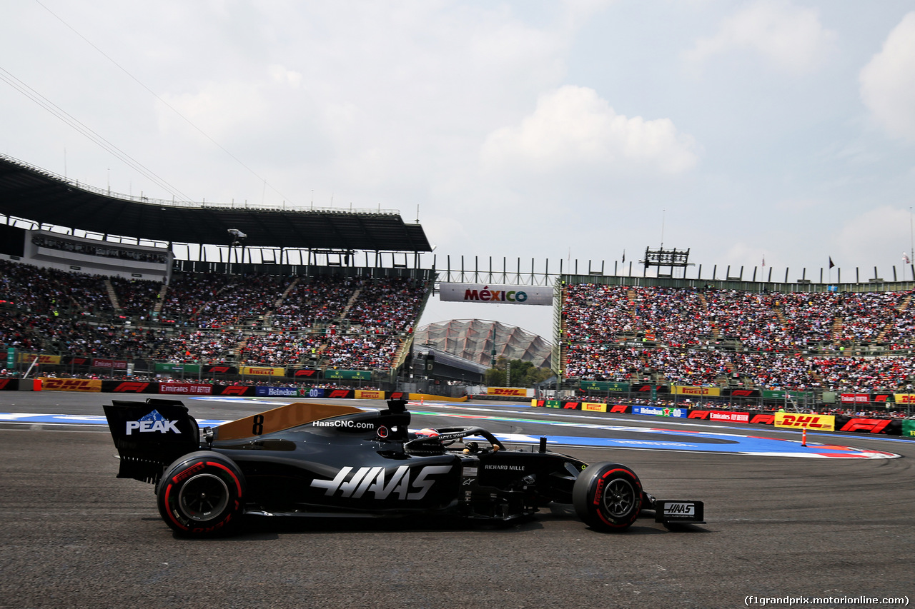 GP MESSICO, Romain Grosjean (FRA) Haas F1 Team VF-19.
26.10.2019.