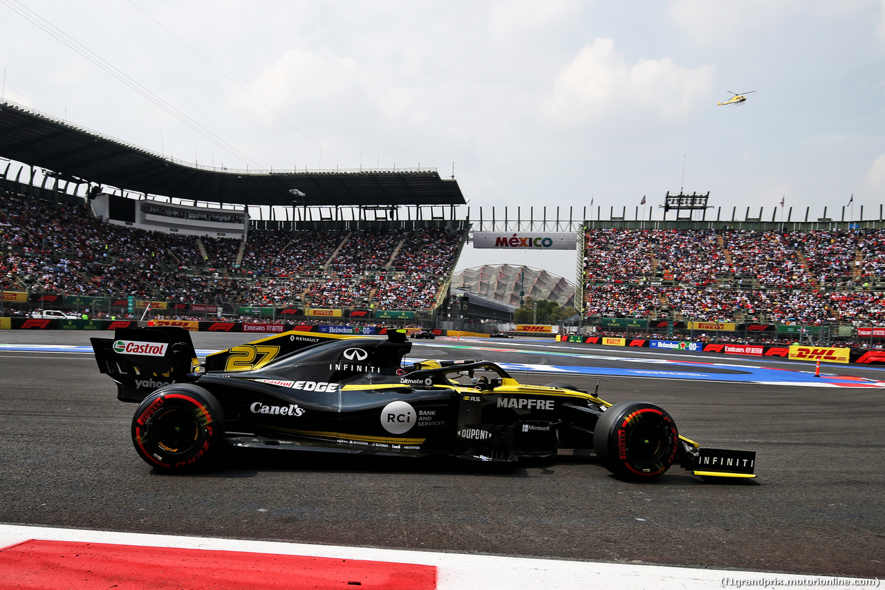 GP MESSICO, Nico Hulkenberg (GER) Renault F1 Team RS19.
26.10.2019.