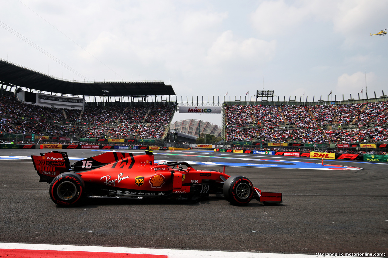 GP MESSICO, Charles Leclerc (MON) Ferrari SF90.
26.10.2019.