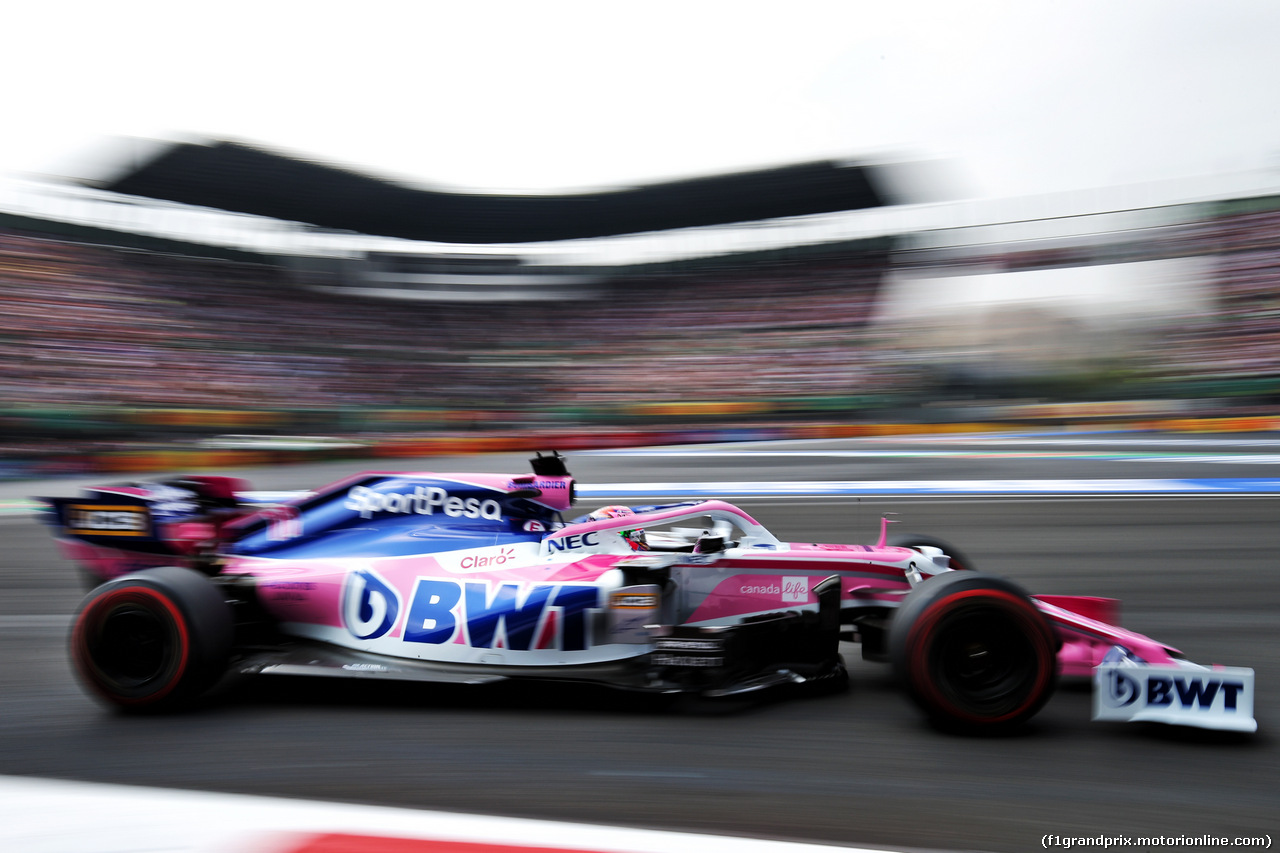 GP MESSICO, Sergio Perez (MEX) Racing Point F1 Team RP19.
26.10.2019.