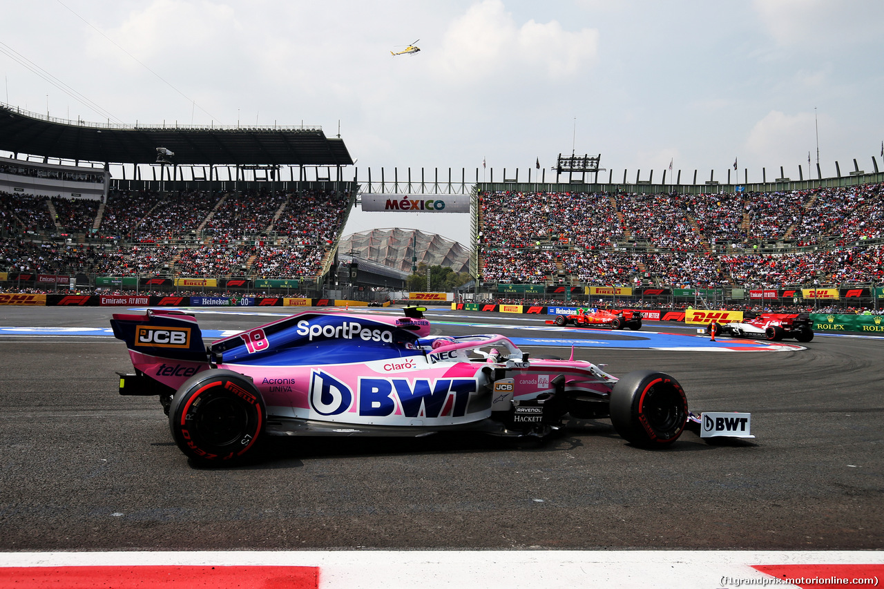 GP MESSICO, Lance Stroll (CDN) Racing Point F1 Team RP19.
26.10.2019.