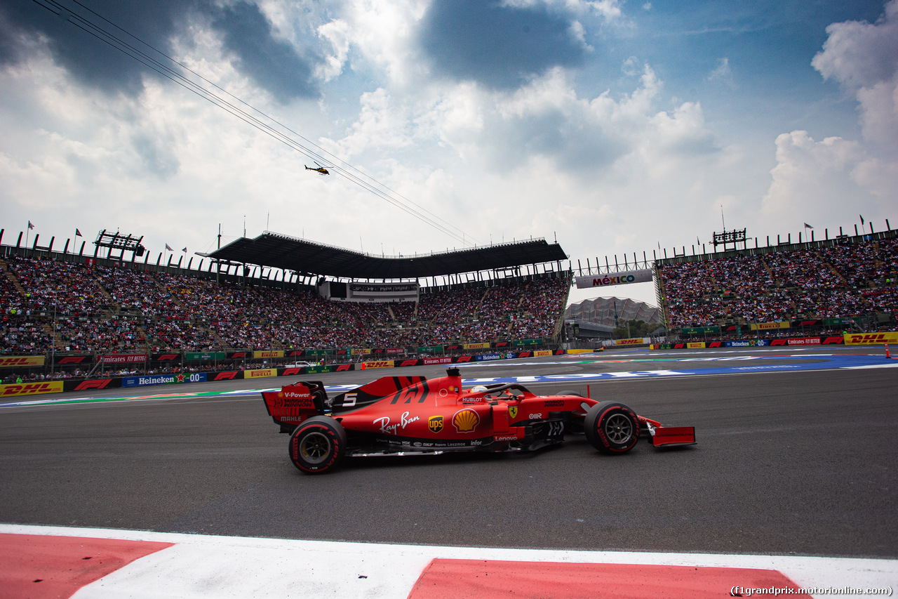 GP MESSICO, Sebastian Vettel (GER) Ferrari SF90.
26.10.2019.