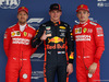 GP MESSICO, Pole Position for Max Verstappen (NLD) Red Bull Racing RB15, 2nd for Charles Leclerc (MON) Ferrari SF90 e 3rd for Sebastian Vettel (GER) Ferrari SF90.
26.10.2019.