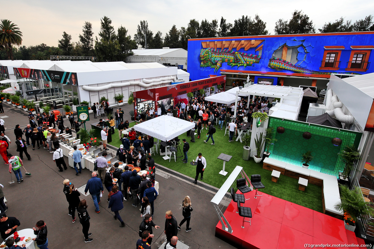 GP MESSICO, Paddock Atmosfera - evening party.
24.10.2019.
