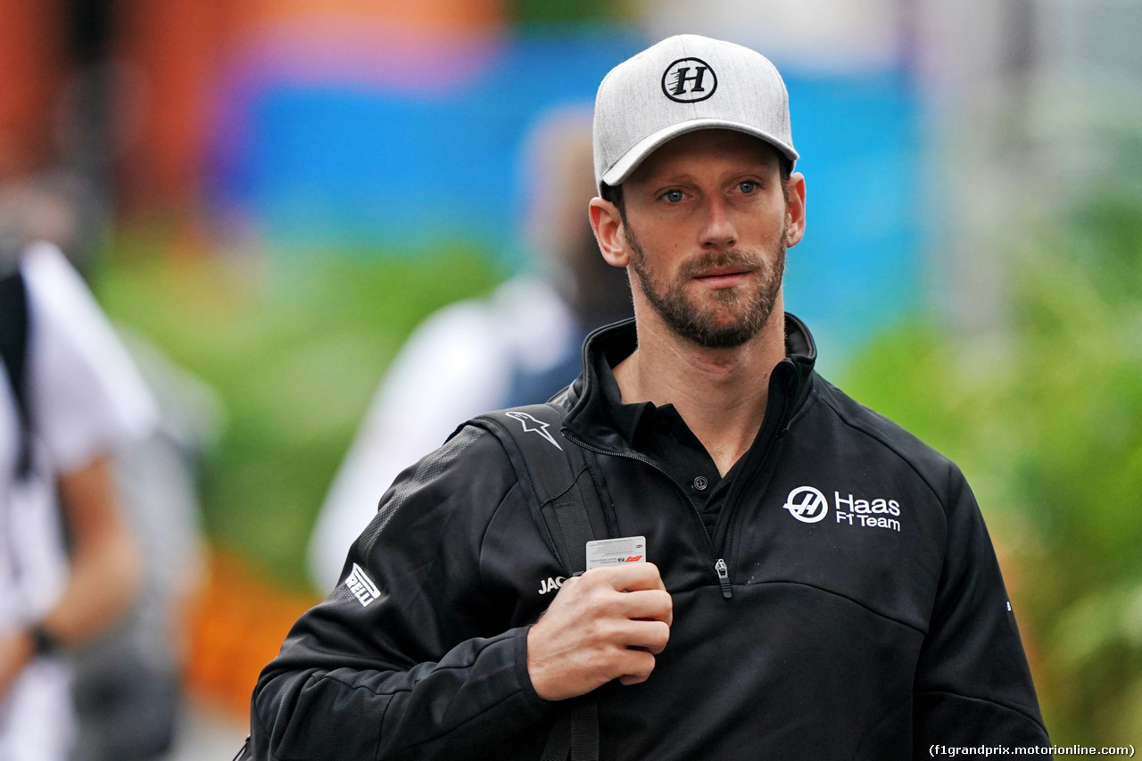 GP MESSICO, Romain Grosjean (FRA) Haas F1 Team.                               
25.10.2019.