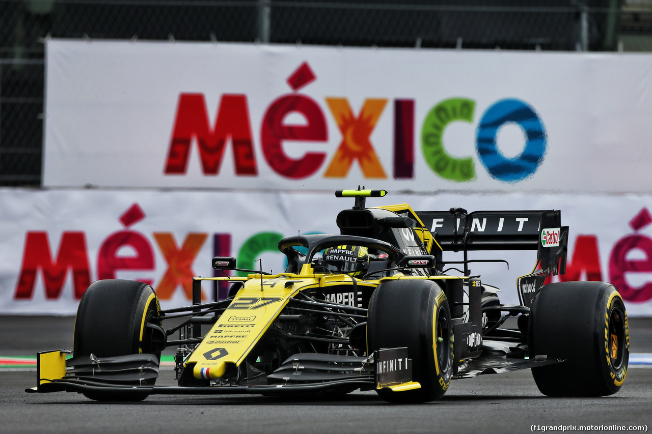 GP MESSICO, Nico Hulkenberg (GER) Renault F1 Team RS19.
25.10.2019.