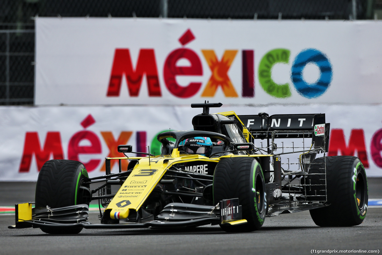 GP MESSICO, Daniel Ricciardo (AUS) Renault F1 Team RS19.
25.10.2019.